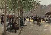Jean Beraud Avenue Parisienne oil painting reproduction